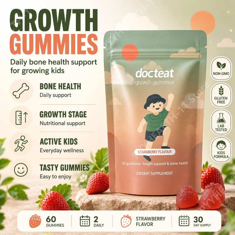 Wellness Health Nutrition - Детские жевательные конфеты с кальцием, витаминами