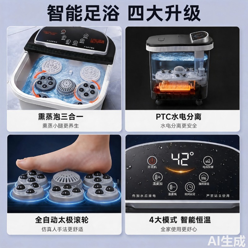 Электрическая ванночка для ног – обзор и цена Foot Bath Massager